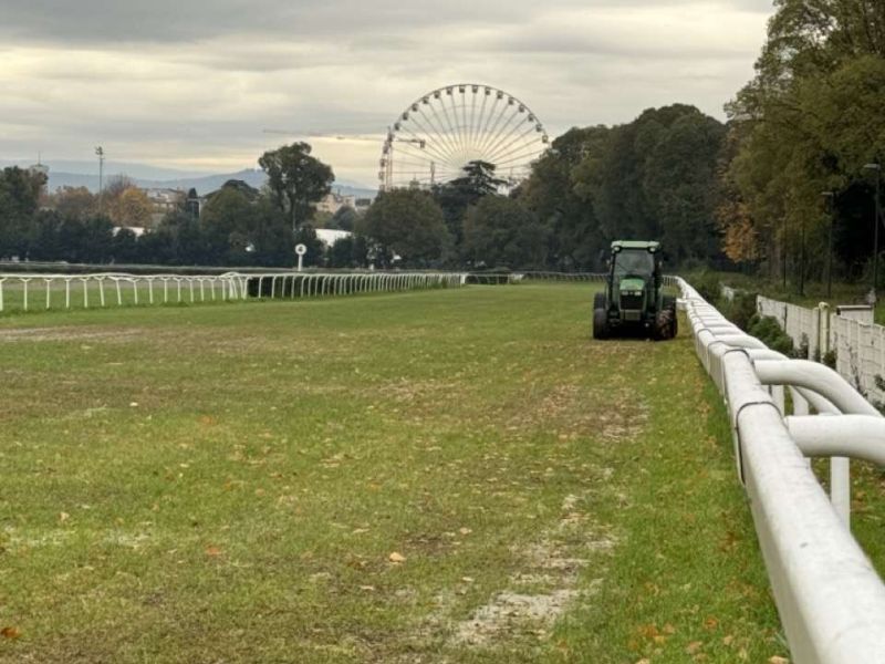 Inerbimento del Manto Erboso all'Ippodromo San Felice di Firenze